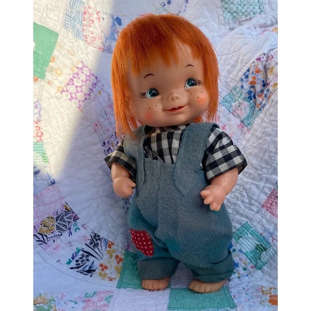 Vintage Red‎ Head Doll Store Dexter Advertisement Country Boy Made in Japan